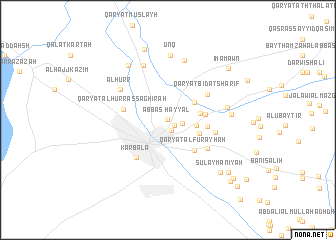 map of Ḩayy al ‘Abbās